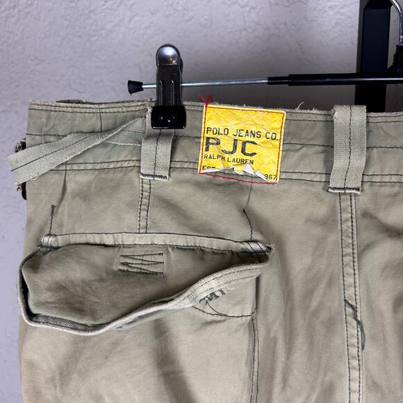 Polo Jeans Company Ralph Lauren 1967 Military Style Sz36 Cargo Paratrooper Pants - Picture 3 of 8
